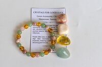 Bringing Good Luck Crystal Kit, Healing Gemstones, Meditation Gift Stones