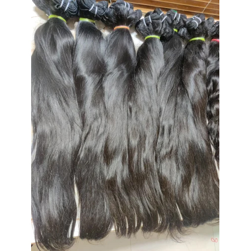 Black 100% Natural Raw Indian Temple Virgin Human Hair