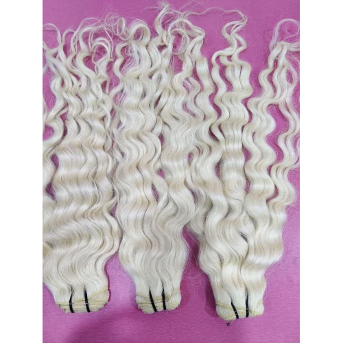 Human 613 Blonde Weft Extensions