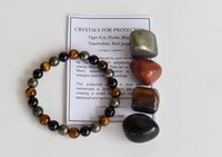 Protectione Crystal Kit, Healing Gemstones, Meditation Gift Stones