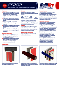 Intumastic Fire Resistant Acrylic Sealant - FS 702