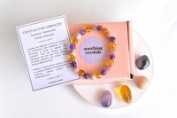 Strength Crystal Kit, Healing Gemstones, Meditation Gift Stones