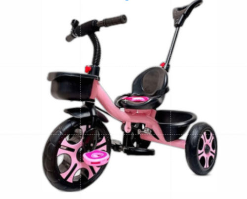 Double Bend Without Cushion Tricycle With Parental Control