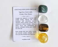 Harbouring Good Fortune Crystal Kit, Healing Gemstones, Meditation Gift Stones