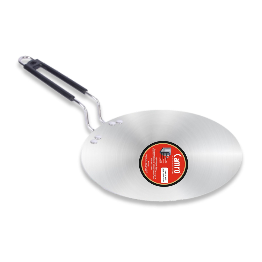 Triply Stainless Steel Roti Tawa Induction & Gas Compatible 24 cm