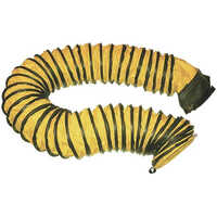 Ventilation Duct Hose - Color: Yellow With Black Wearstrip