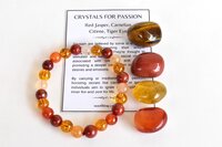 Enhances Passion Crystal Kit, Healing Gemstones, Meditation Gift Stones