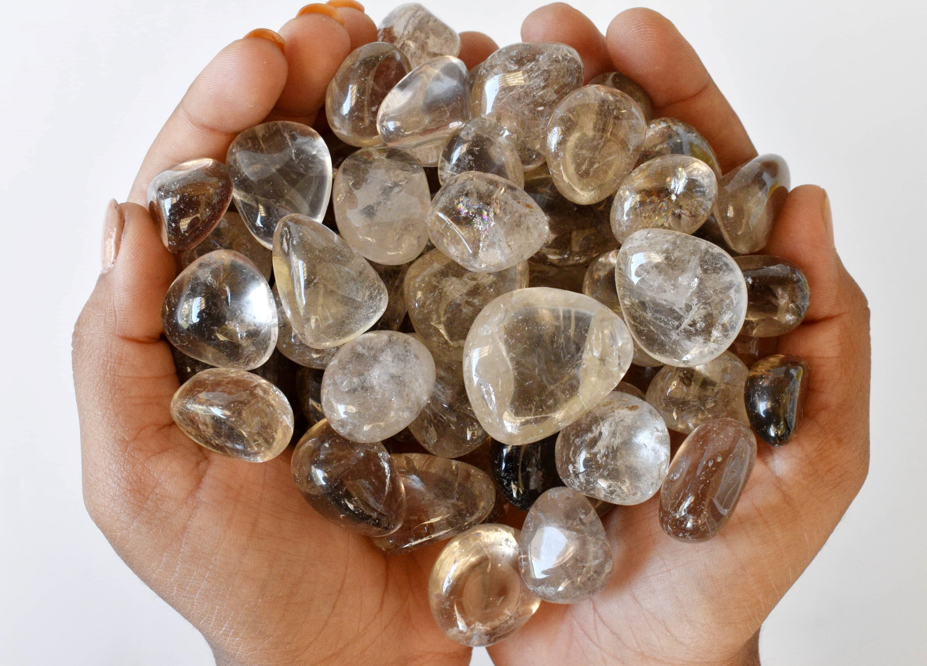 Smokey Quartz Tumbled, Healing Crystal Tumbled Stones