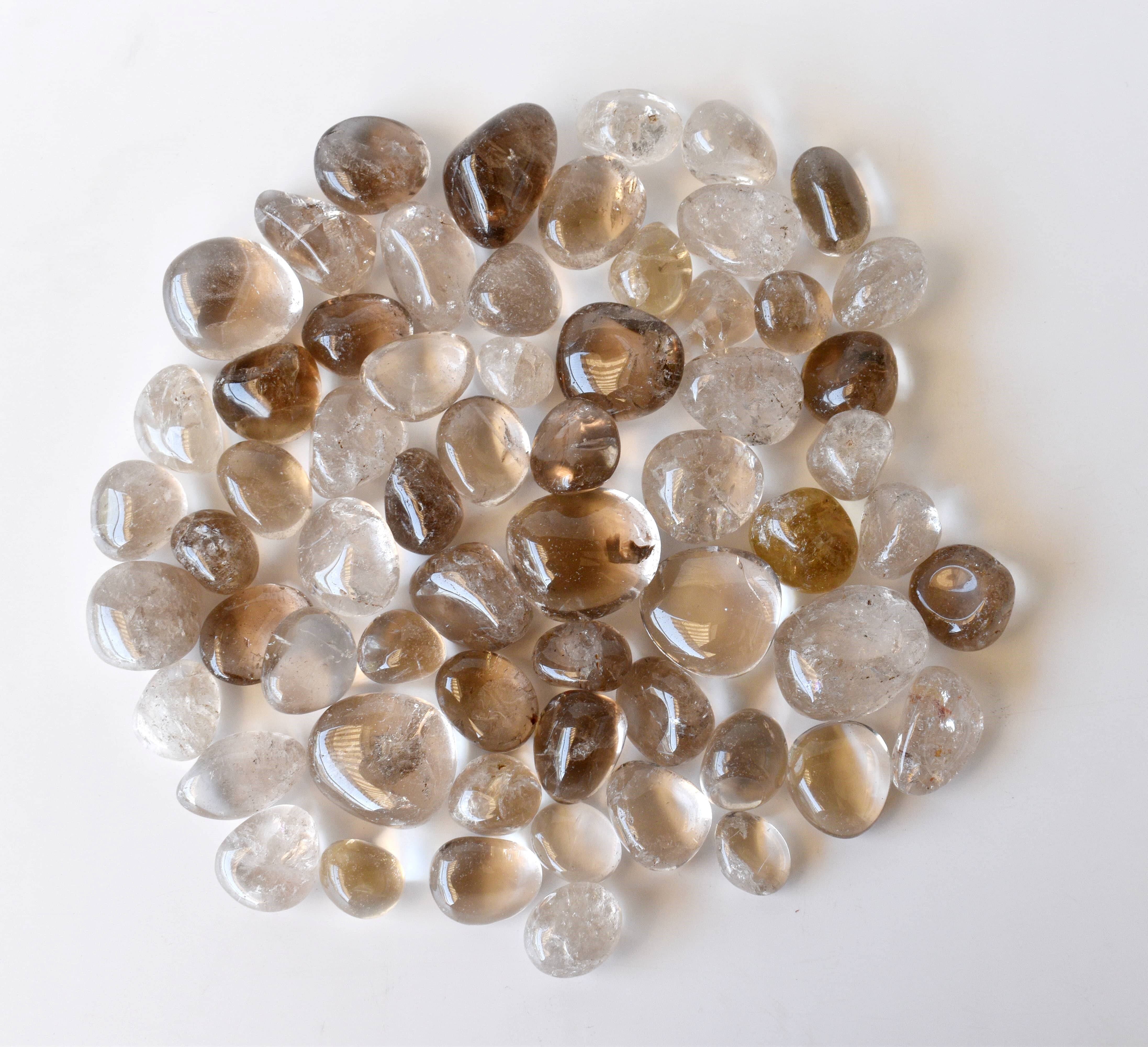 Smokey Quartz Tumbled, Healing Crystal Tumbled Stones