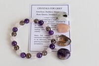 Grief Support Crystal Kit, Healing Gemstones, Meditation Gift Stones