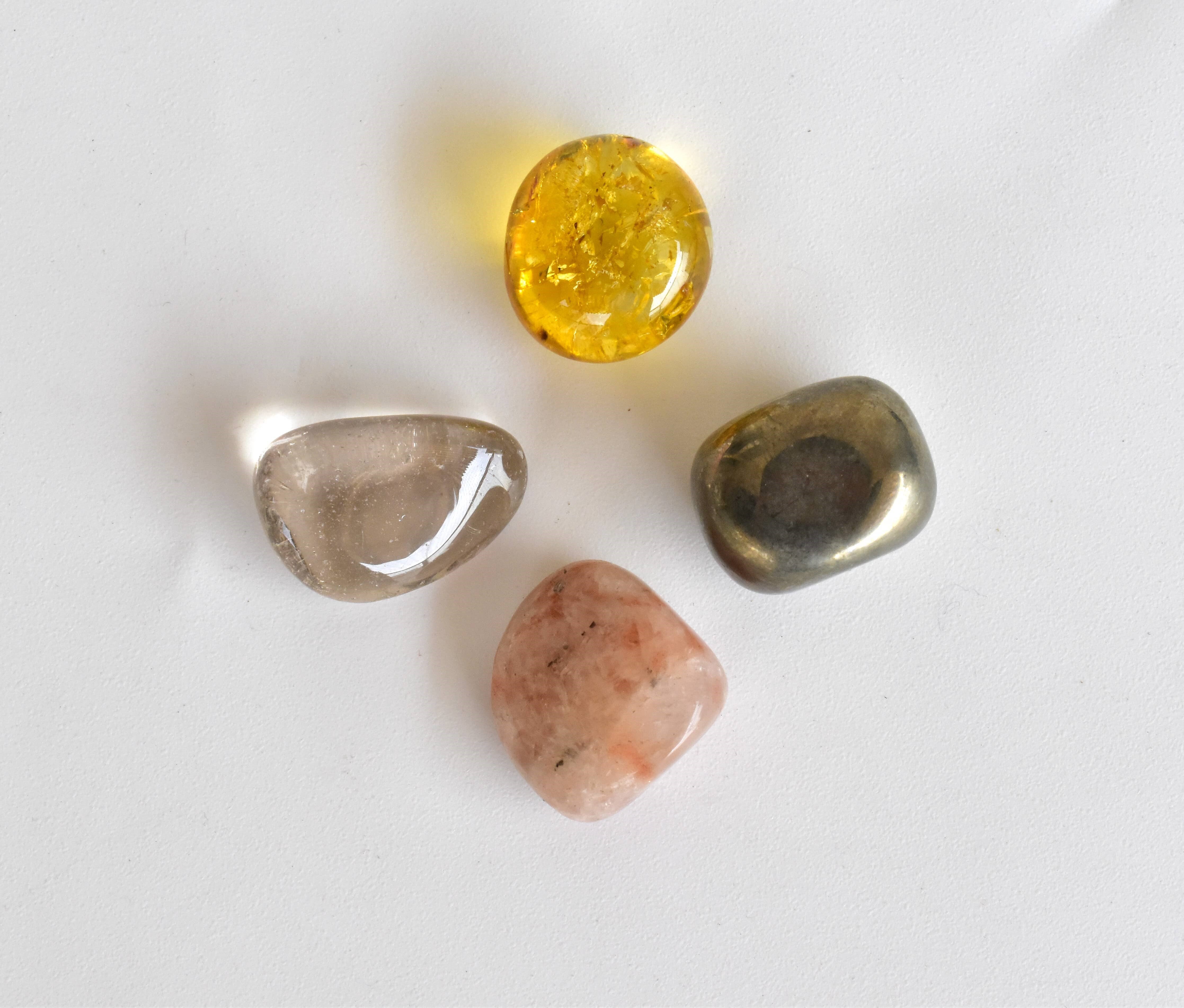 Developing Positive Mindset Crystal Kit, Healing Gemstones, Meditation Gift Stones