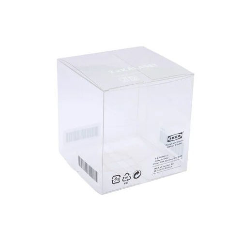 Square Transparent Printed Pet Boxes