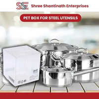Pet Box For Steel Utensils - Color: White