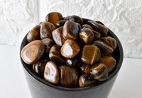 Tiger Eye  Tumbled, Healing Crystal Tumbled Stones