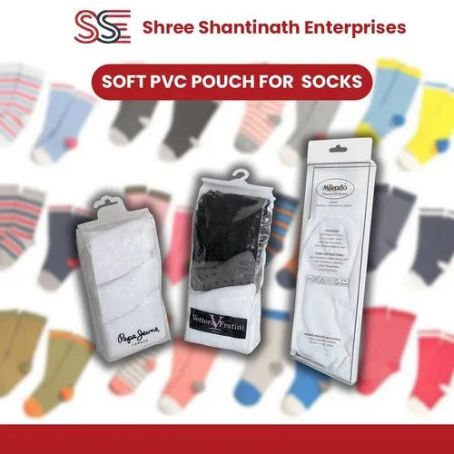 Soft PVC pouch for SOCKS