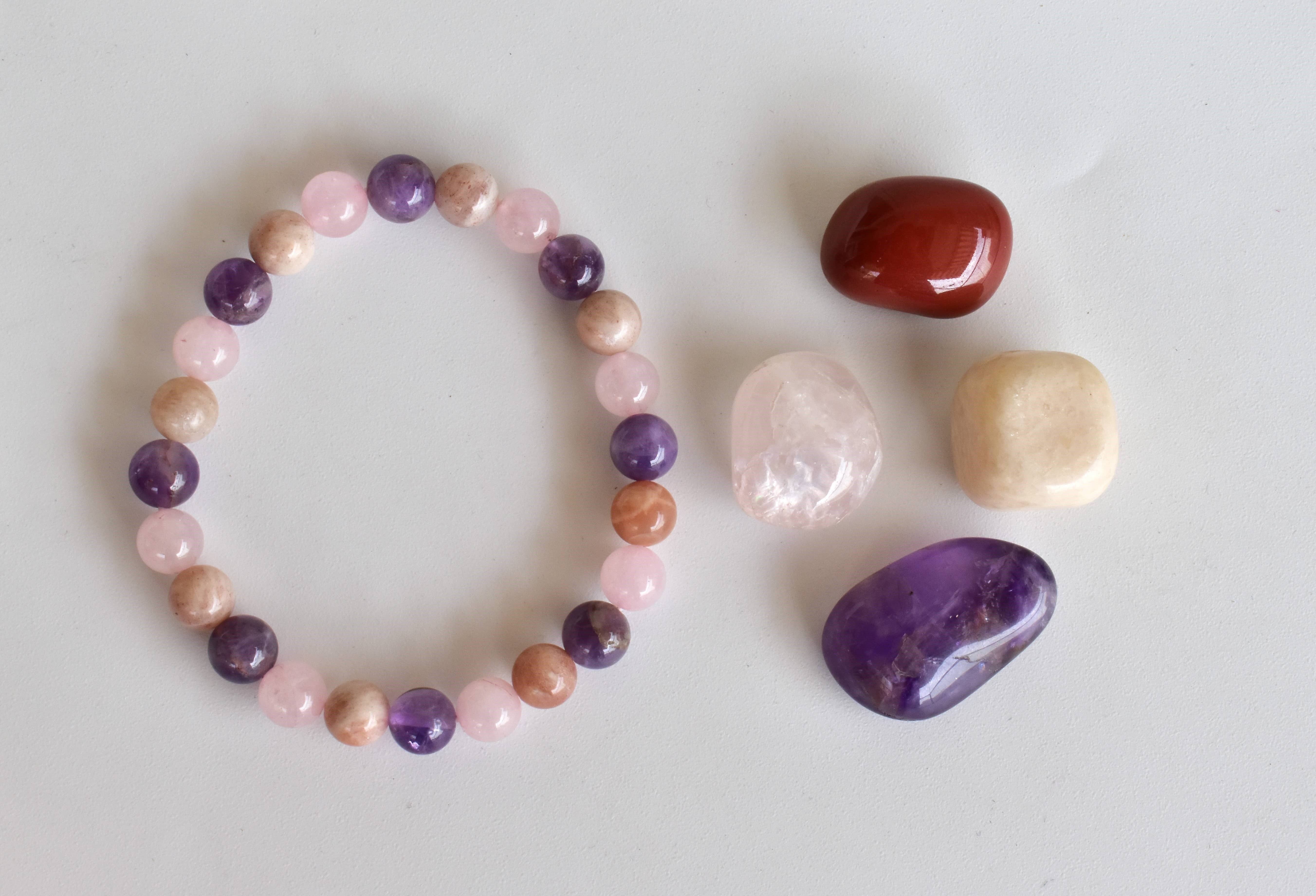 Improve Sleep Crystal Kit, Healing Gemstones, Meditation Gift Stones