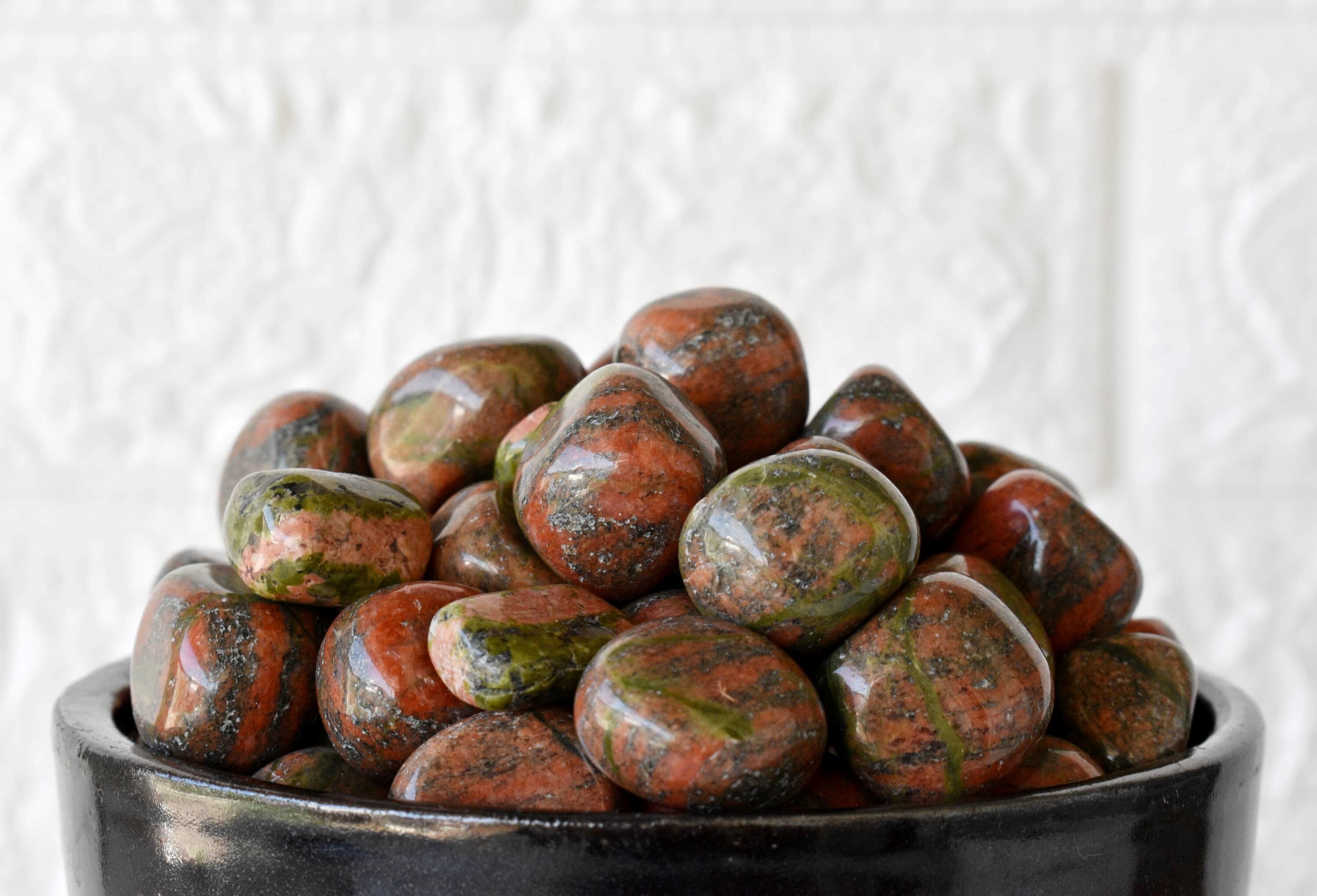 Unakite  Tumbled, Healing Crystal Tumbled Stones