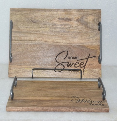 Wooden Tray With Natural Finish