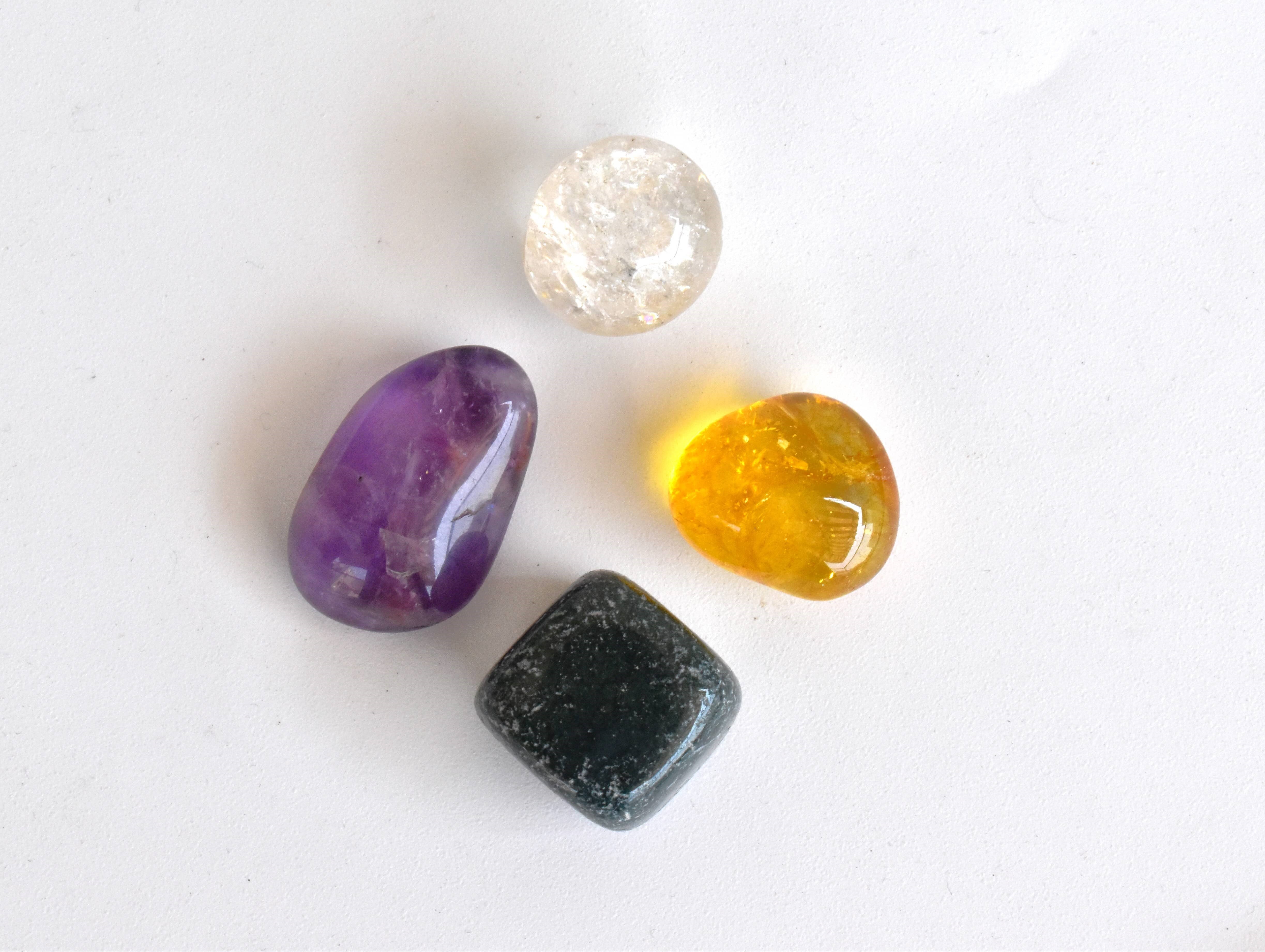 Promotes Health Crystal Kit, Healing Gemstones, Meditation Gift Stones