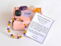 Promotes Health Crystal Kit, Healing Gemstones, Meditation Gift Stones