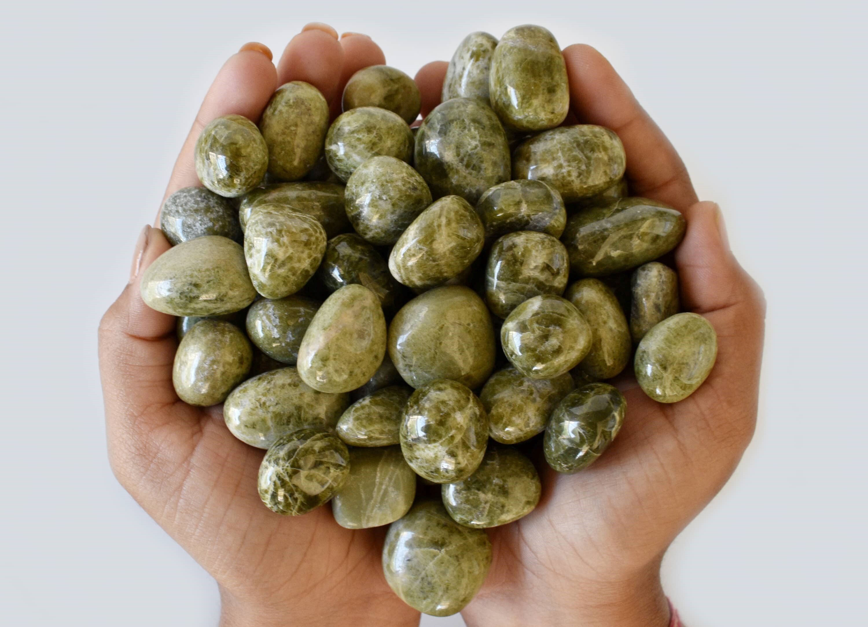 Vessonite  Tumbled, Healing Crystal Tumbled Stones