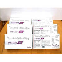Dasatinib Tablets - 50mg Dosage For Targeted Cancer Therapy | Recommended For Chronic Myeloid Leukemia, Store In Cool & Dry Place