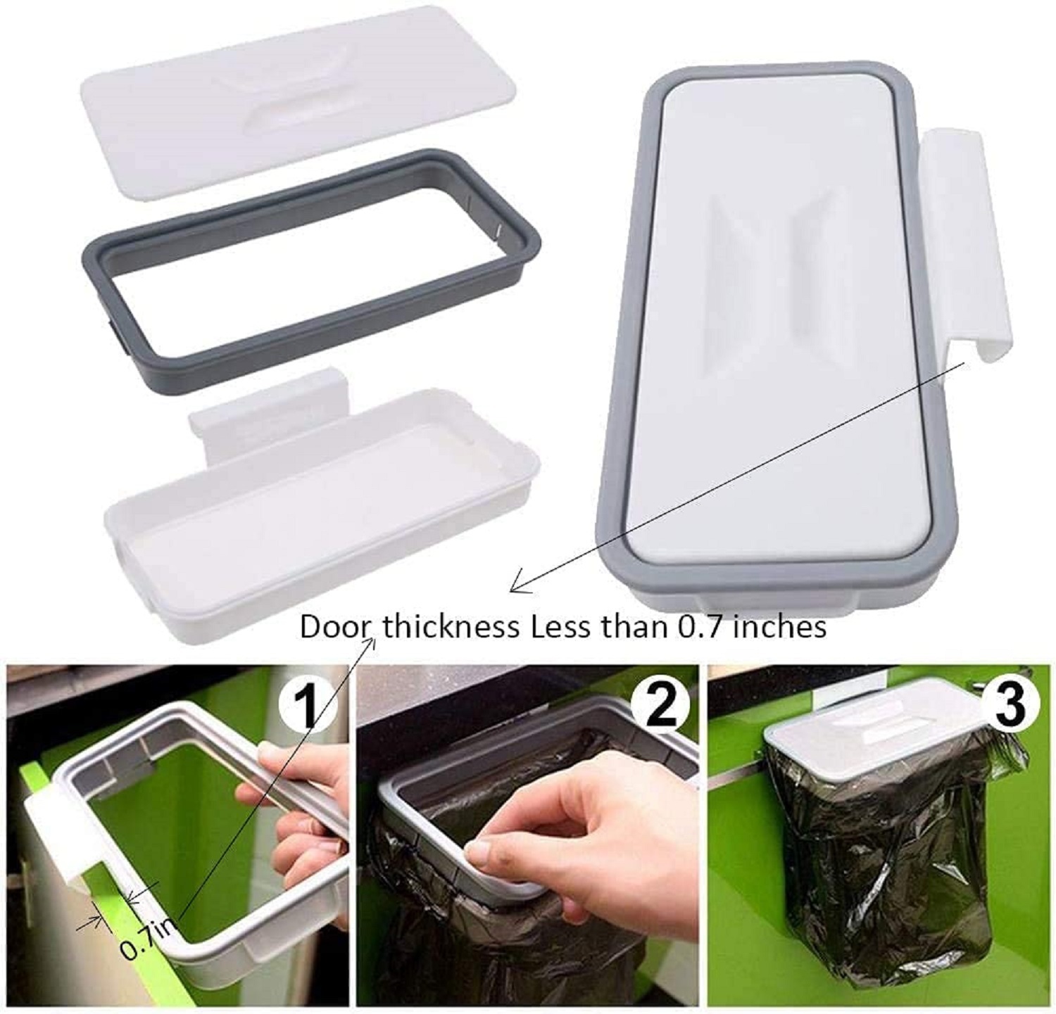 ATTACH A TRASH HOLDER