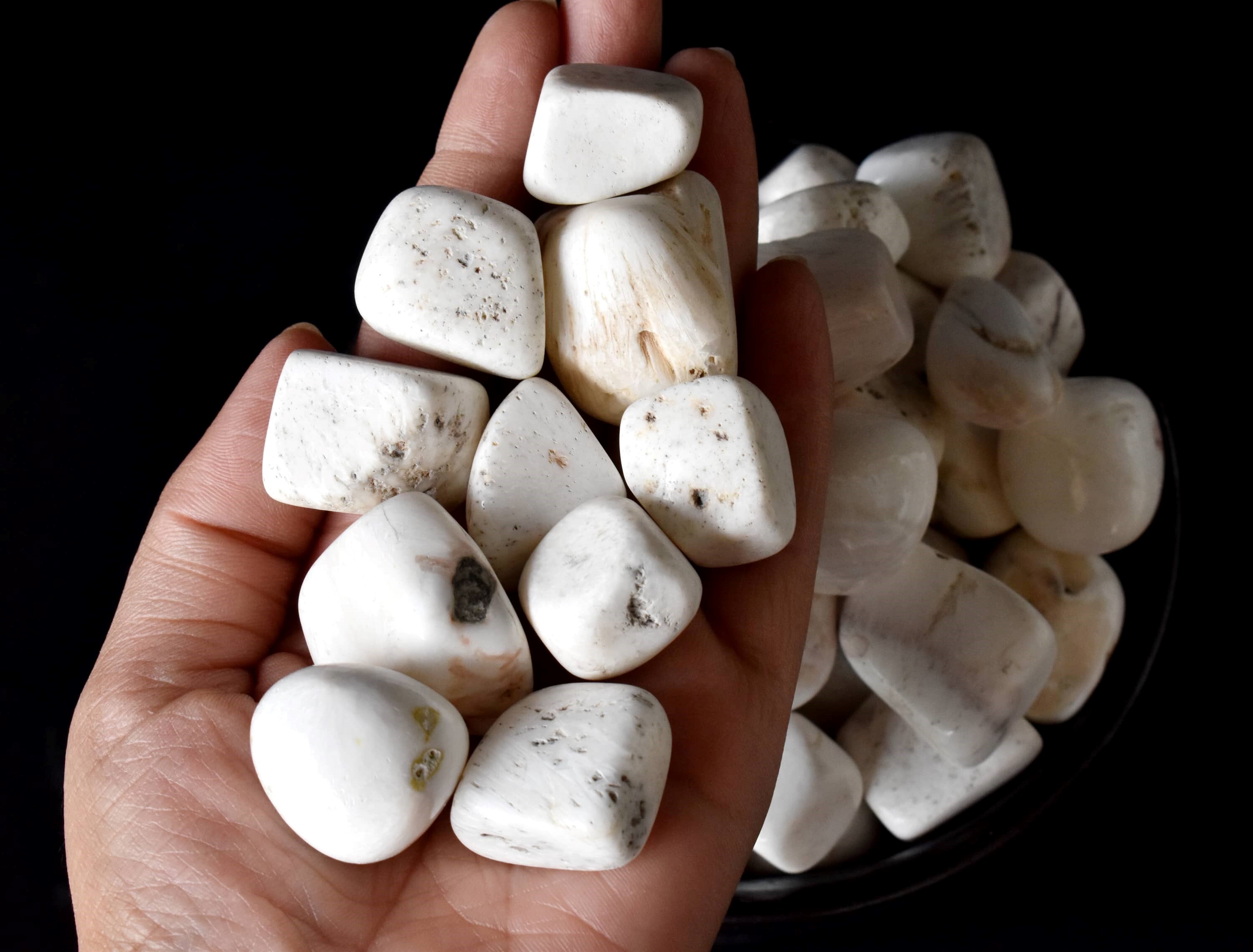 Scolecite  Tumbled, Healing Crystal Tumbled Stones