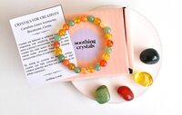 Energizes Creativity Crystal Kit, Healing Gemstones, Meditation Gift Stones