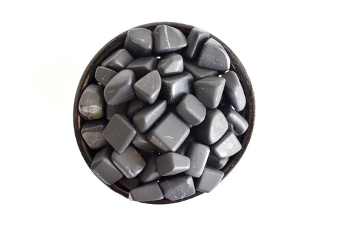 Shungite Black Tumbled, Healing Crystal Tumbled Stones