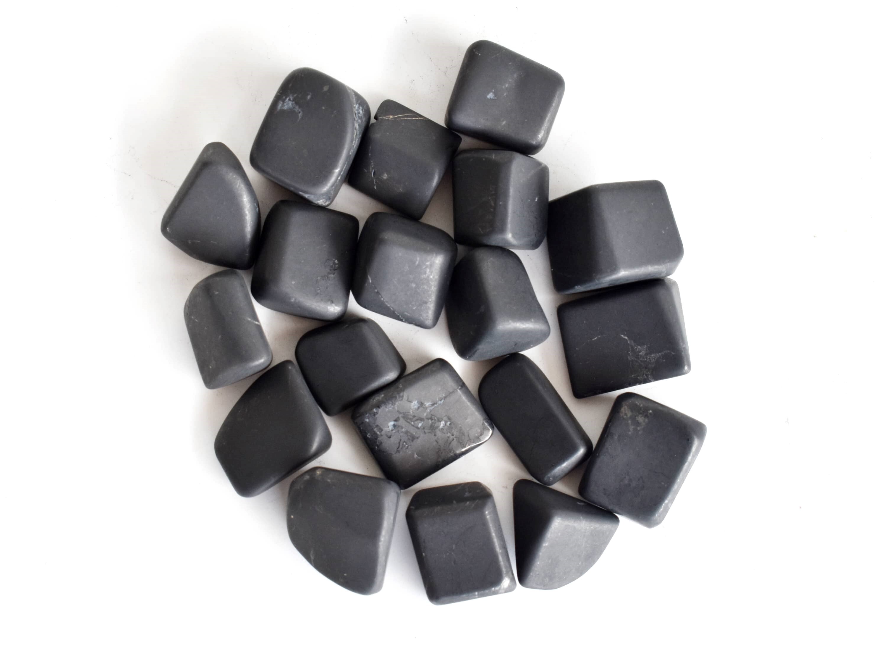 Shungite Black Tumbled, Healing Crystal Tumbled Stones