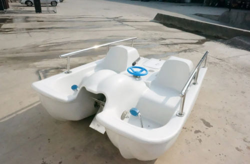 PE Pedal boat/ 2 to 4 pedal boat/ paddle boat/ 4 person pedal boat/ 4 people paddle boat