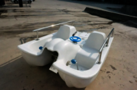 Pe Pedal Boat/ 2 To 4 Pedal Boat/ Paddle Boat/ 4 Person Pedal Boat/ 4 People Paddle Boat - Fuel Tank Capacity: 200-350 Kilogram(kg)