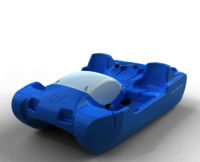 PE 2 seater pedal boat/ paddle boat/ pedal boat/ 2 person pedal boat/