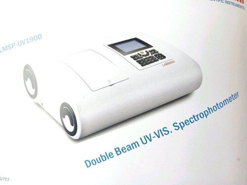 Double Beam Portable Spectrometer With Display - Color: White