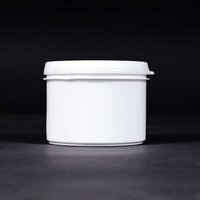 500 Ml Paint Bucket - Hdpe Material, Round Shape, White Color | Leak Proof, Stackable Design, Gurgle Free Dispensing Spout, Customizable Multicolor Printing