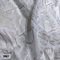 Heavy Embroidered Dupatta fabric