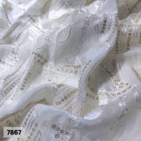 Heavy Embroidered Dupatta fabric