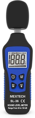 Mextech Digital Sound Level Meters - Color: Blue