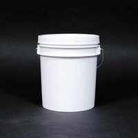 7 Kg Grease Container - HDPE Material, Round Shape, Available in Red, Blue, White, Green, Orange, Black | Crack Resistant, Light Weight, Leak Proof Sealing, Controlled Flow Dispensing Spout