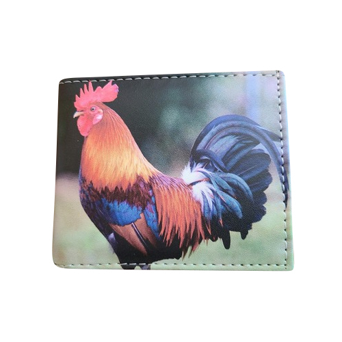 Different Available Leather Cock Printed Wallets