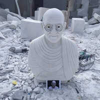 Gandhiji Marble Statue - Color: White