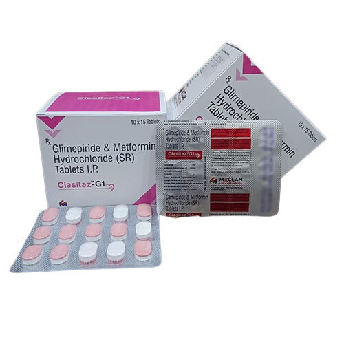 Glimepiride And Metformin Hydrochloride SR Tablets IP