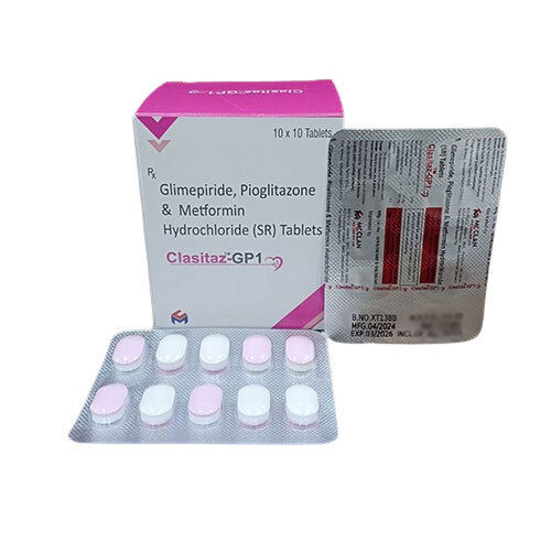 Glimepiride Pioglitazone And Metformin Hydrochloride Sr Tablets General Medicines