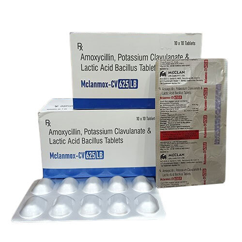 Amoxycillin Potassium Clavulanate And Lactic Acid Bacillus Tablets