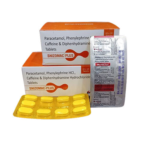 Paracetamol Phenylephrine HCI Caffeine And Diphenhydramine Hydrochloride Tablets