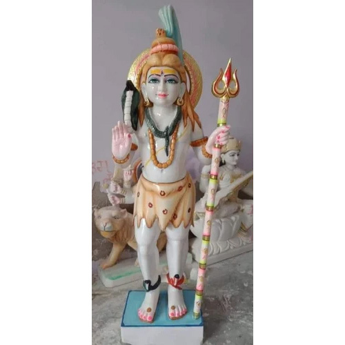 24inch Marble Standing Shiva Statue