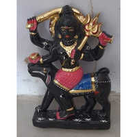 Marble Kali Mata Statue - Marble, 15x8x29 inch | Coated Finish, Polished Technique, Hinduism Theme, Indian Regional Style, Religious Style