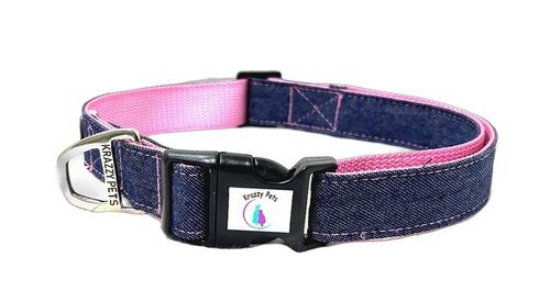 Denim Dog Collar