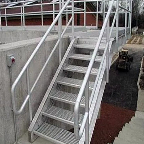 Walkway Platform Grating With Handrailing